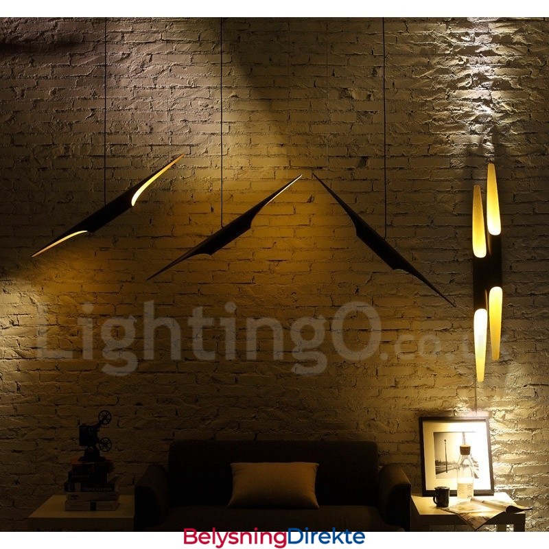 Moderne Samtids Stue Spisestue Soverom Vegglamper Vegglamper