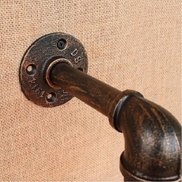 Nostalgi Enkel Vannrør Dekorativ Liten Vegglampe Vegglampe