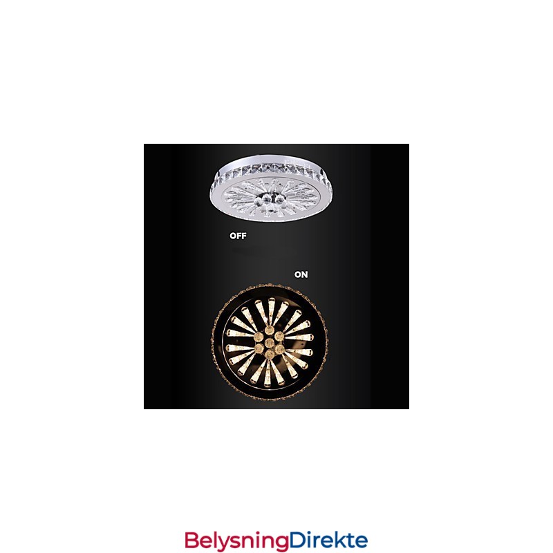 Krystall Innfelt Moderne Samtids Stue Seng Spisestue Barn Metall