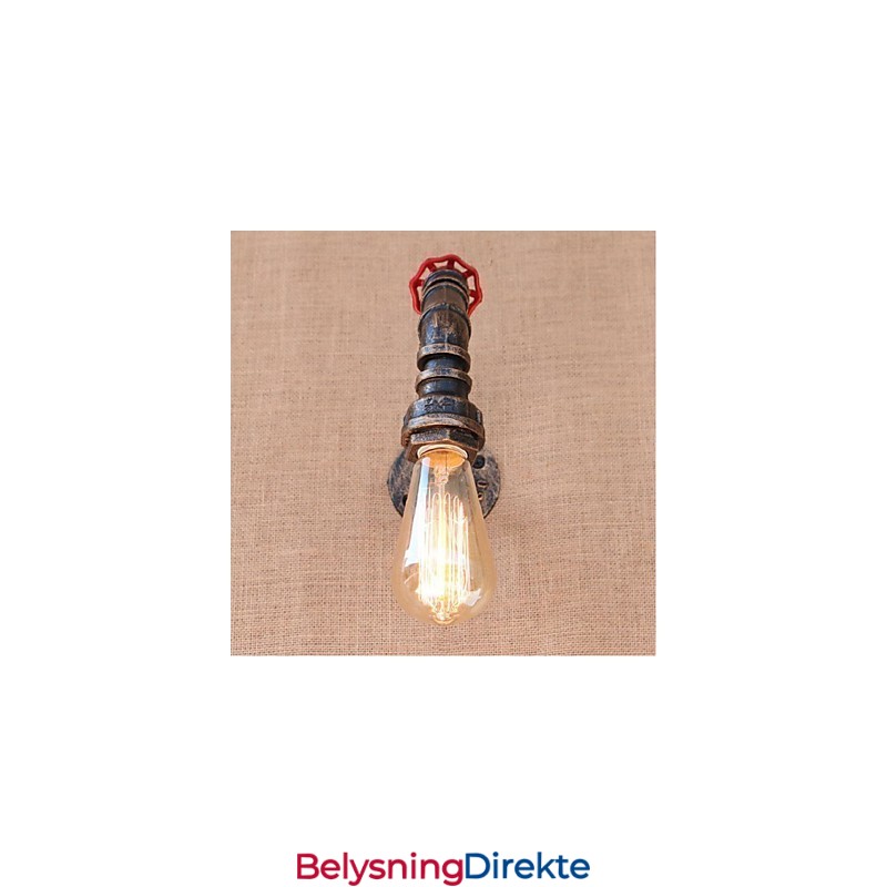 Nostalgi Enkel Vannrør Dekorativ Liten Vegglampe Vegglampe