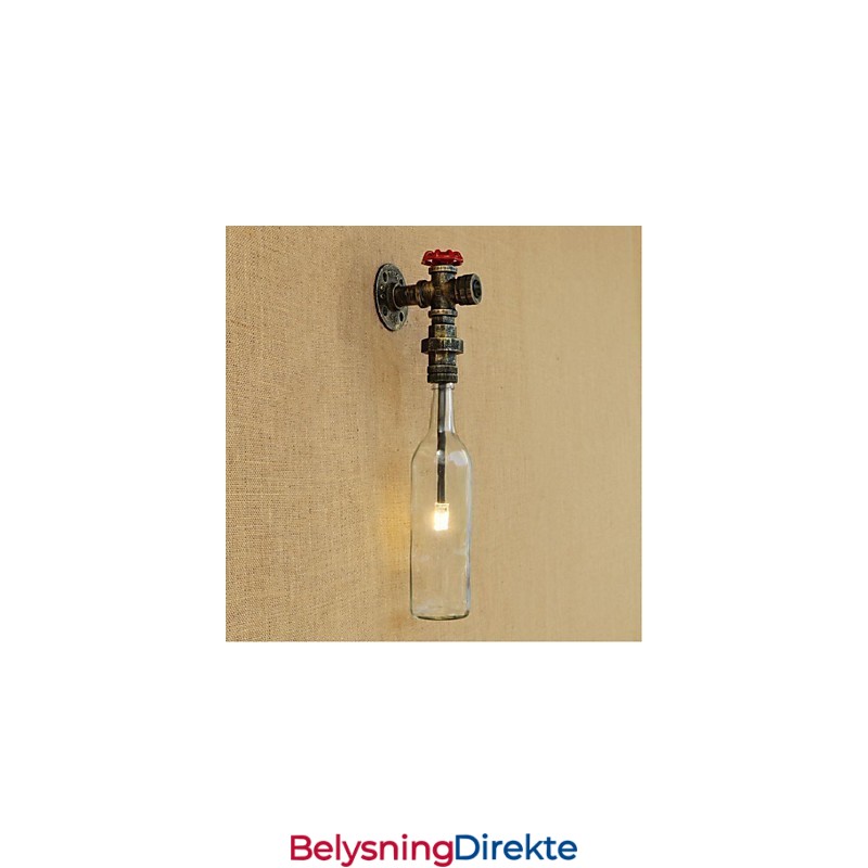 Rustikk Lodge Bronse-Element For Omgivelseslys Vegglampe Vegglampe