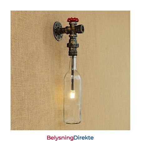 Rustikk Lodge Bronse-Element For Omgivelseslys Vegglampe Vegglampe