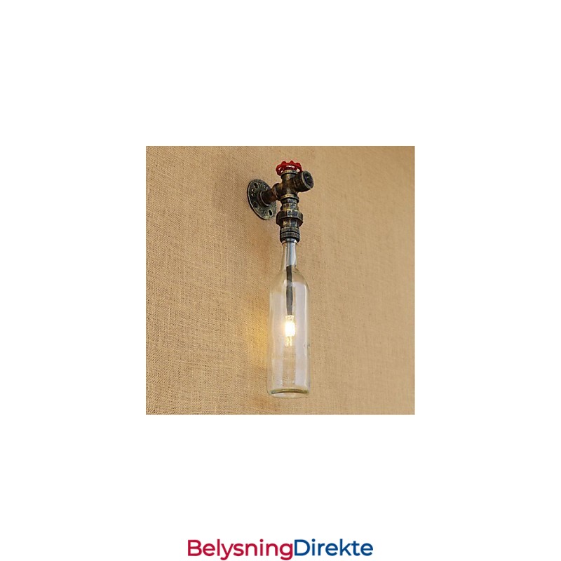 Rustikk Lodge Bronse-Element For Omgivelseslys Vegglampe Vegglampe