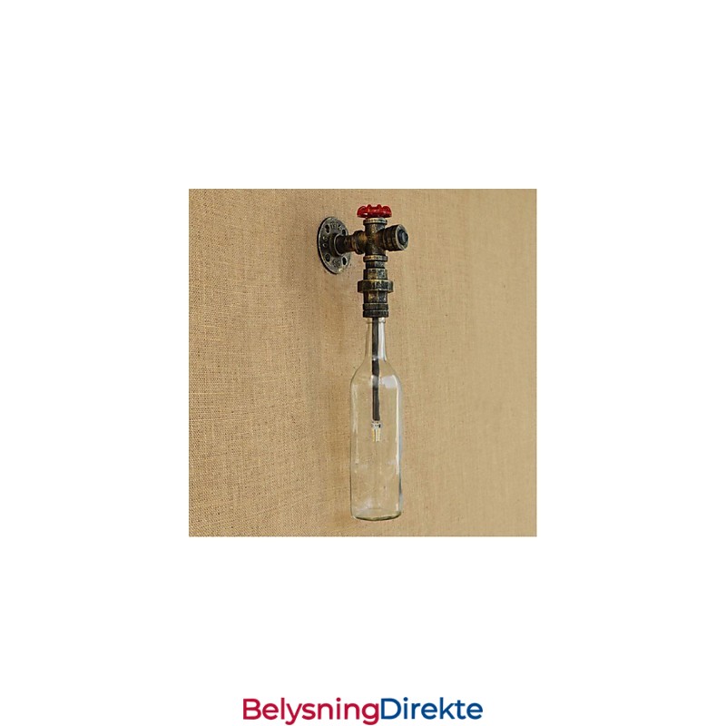 Rustikk Lodge Bronse-Element For Omgivelseslys Vegglampe Vegglampe