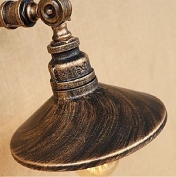 Rustikk Hyttemaling For Omgivelseslys Vegglampe Med Vegglampe