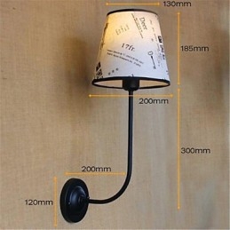 Moderne Samtids Moderne Samtids Sort Oksidfinish-Funksjon For Svingarmpære