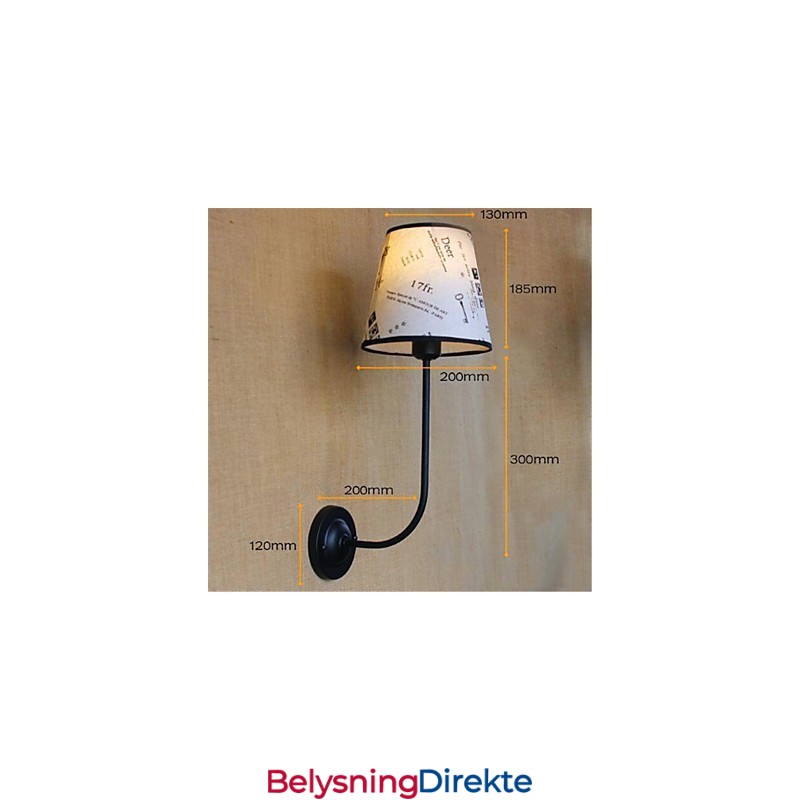 Moderne Samtids Moderne Samtids Sort Oksidfinish-Funksjon For Svingarmpære