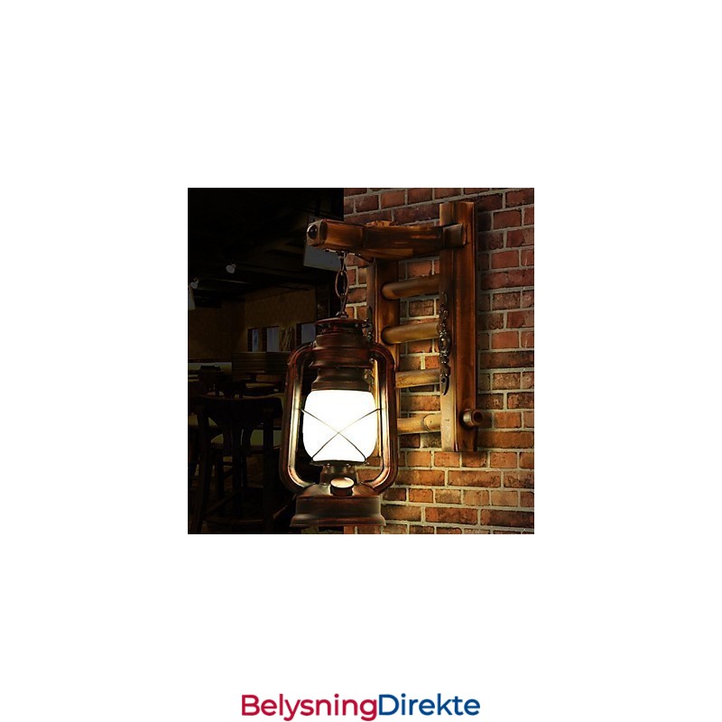 Kinesisk Retro Nostalgi Kreativ Belysning Parafinlampe Lanterner Vegglampe Vegglampe