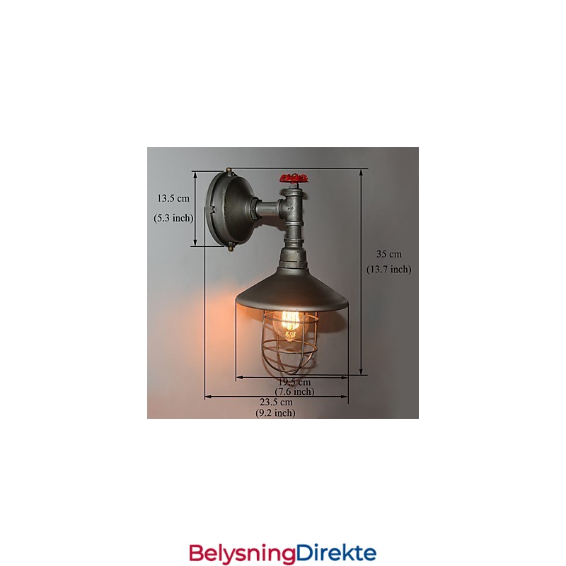 Ny Retro Loft Vintage Industriell Edison Vegglampe Pendellampe