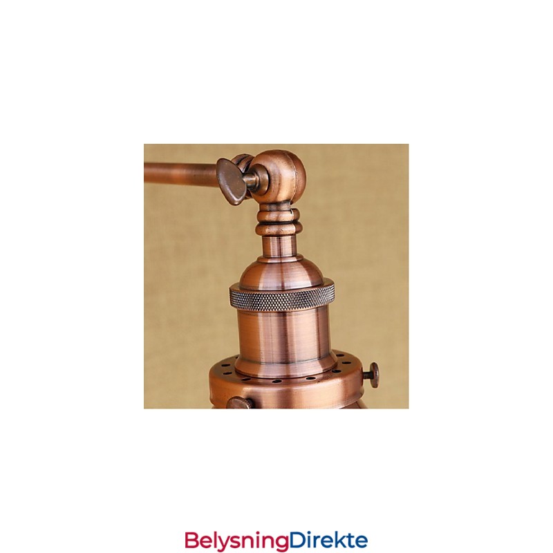 Lang Arm Halvrust Retro Kreativ Nostalgisk Uttrekkbar Sammenleggbar Vegglampe Vegglampe