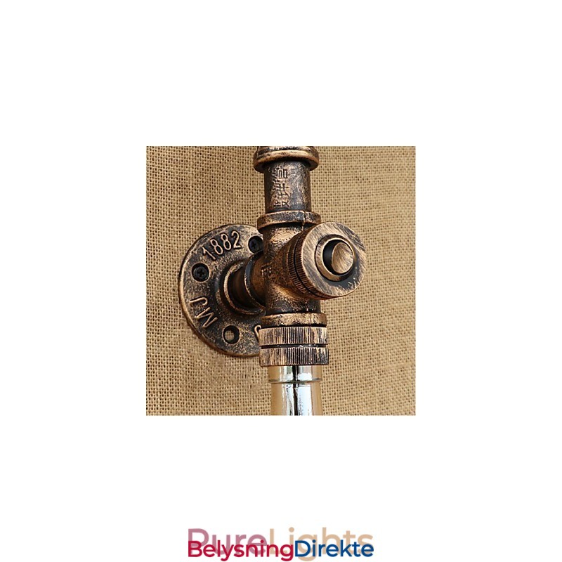 Retro Amerikansk Landsby Kreativ Industri Vind Designer Vannflaske Vegglampe Vegglampe