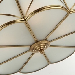 Tradisjonell Klassisk Rustikk Hytte Messing Metall Innfelt