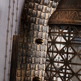 Rustikk Hyttemalingsfunksjon For Mini-Stil Opplyst Vegglampe I Vegg