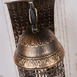 Rustikk Hyttemalingsfunksjon For Mini-Stil Opplyst Vegglampe I Vegg