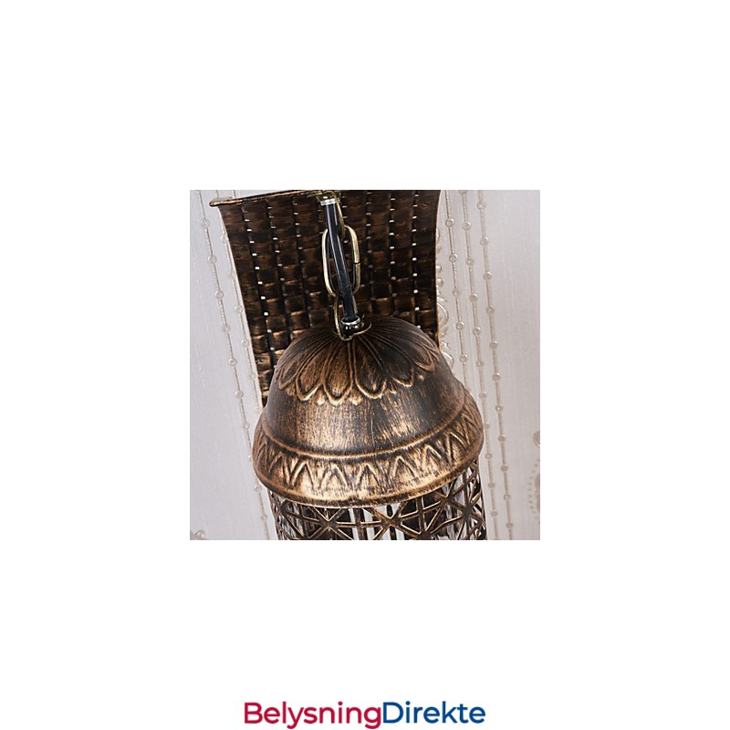 Rustikk Hyttemalingsfunksjon For Mini-Stil Opplyst Vegglampe I Vegg