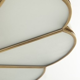 Tradisjonell Klassisk Rustikk Hytte Messing Metall Innfelt