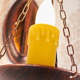 Rustikk Hyttemalingsfunksjon For Mini-Stil Opplyst Vegglampe I Vegg