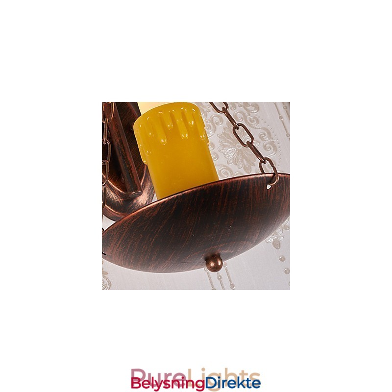 Rustikk Hyttemalingsfunksjon For Mini-Stil Opplyst Vegglampe I Vegg