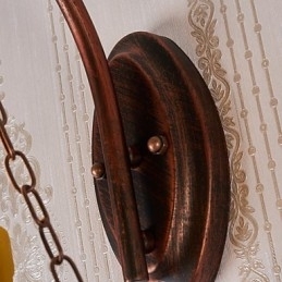 Rustikk Hyttemalingsfunksjon For Mini-Stil Opplyst Vegglampe I Vegg