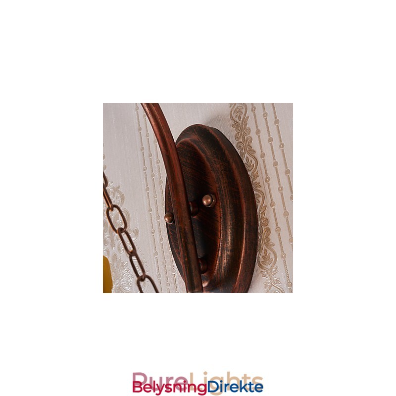 Rustikk Hyttemalingsfunksjon For Mini-Stil Opplyst Vegglampe I Vegg