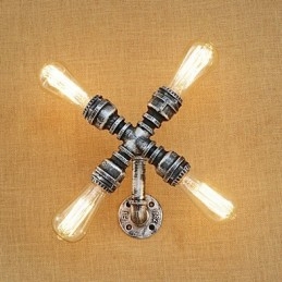 Landlig Retro-Maleri For Svingarm Med Omgivelseslys Vegglampe