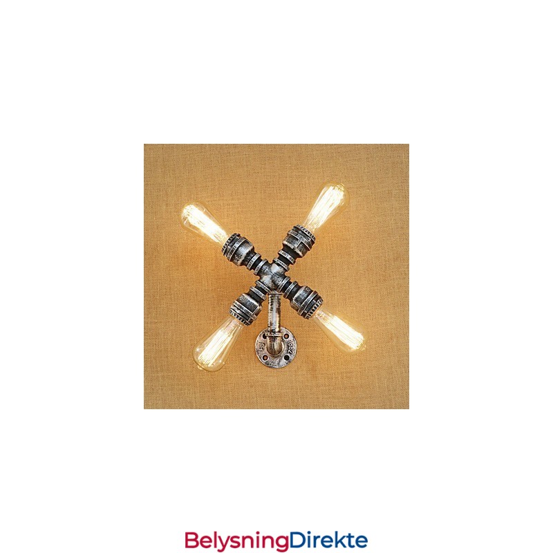 Landlig Retro-Maleri For Svingarm Med Omgivelseslys Vegglampe