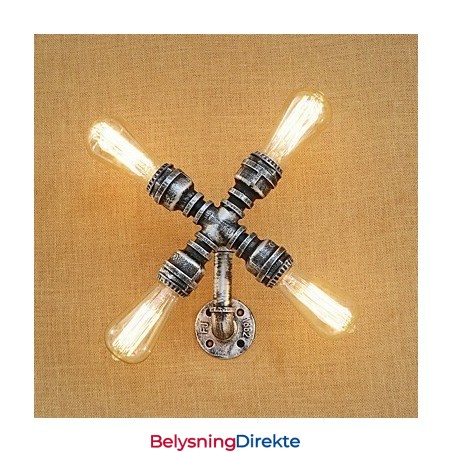 Landlig Retro-Maleri For Svingarm Med Omgivelseslys Vegglampe