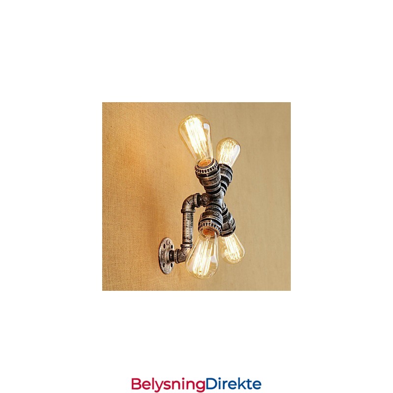 Landlig Retro-Maleri For Svingarm Med Omgivelseslys Vegglampe