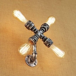 Landlig Retro-Maleri For Svingarm Med Omgivelseslys Vegglampe