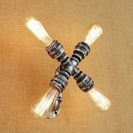 Landlig Retro-Maleri For Svingarm Med Omgivelseslys Vegglampe