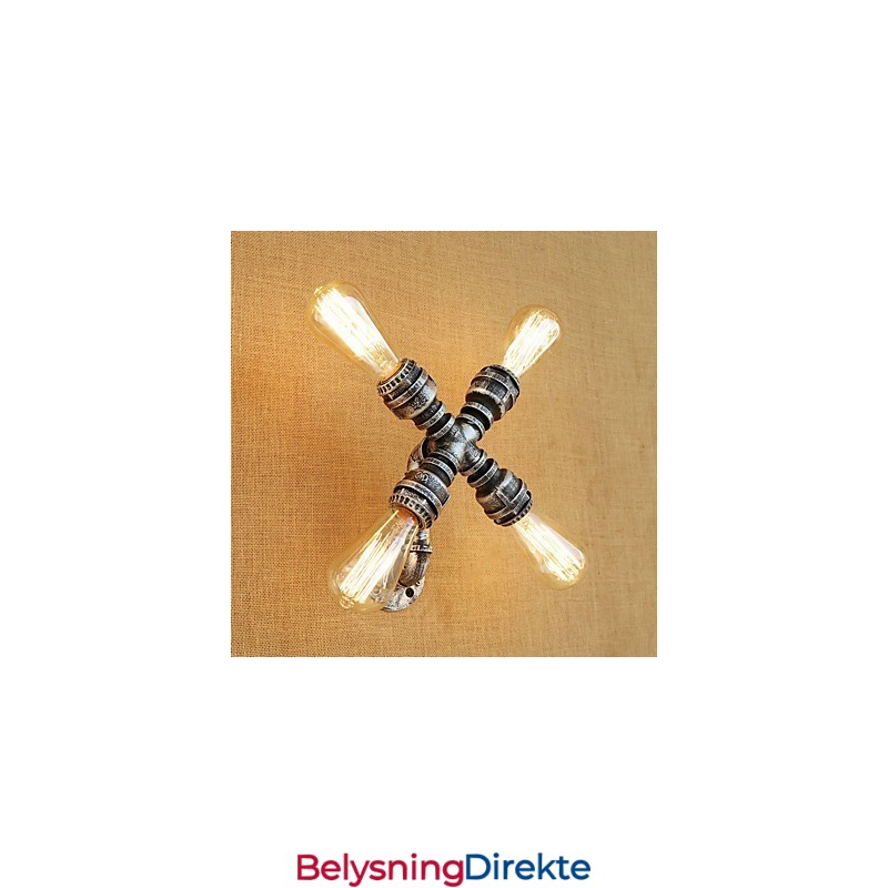 Landlig Retro-Maleri For Svingarm Med Omgivelseslys Vegglampe