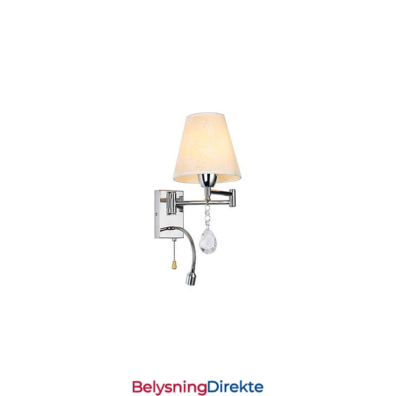 Vegglampe Til Soverom Leselampe Stofflampe