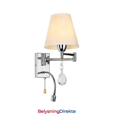 Vegglampe Til Soverom Leselampe Stofflampe