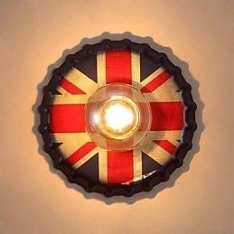 Tradisjonell Klassisk Rustikk Hyttelandlig Maling For Mini-Stil Omgivelseslys Vegglampe