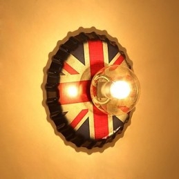 Tradisjonell Klassisk Rustikk Hyttelandlig Maling For Mini-Stil Omgivelseslys Vegglampe