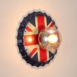 Tradisjonell Klassisk Rustikk Hyttelandlig Maling For Mini-Stil Omgivelseslys Vegglampe