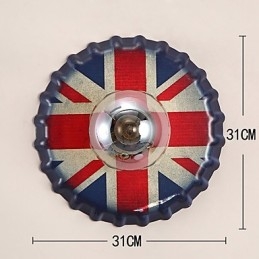 Tradisjonell Klassisk Rustikk Hyttelandlig Maling For Mini-Stil Omgivelseslys Vegglampe