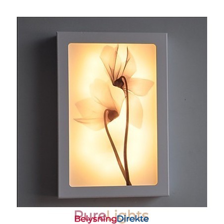 Integrert Moderne Samtidskunstnerisk Moderne Samtidsmalerifunksjon For Omgivende Lysvegglamper