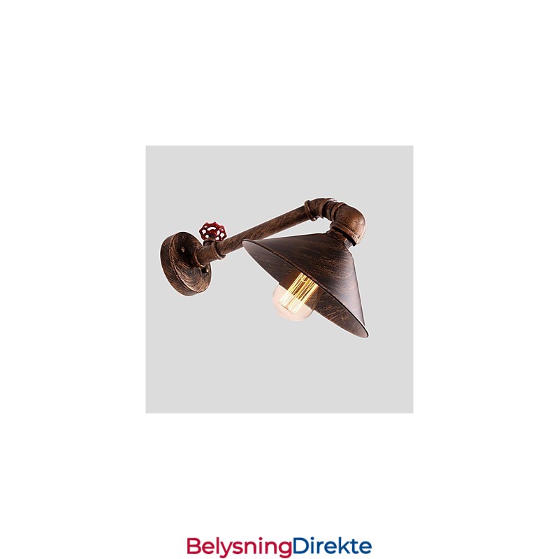 Vannrør Vegglamper Retro Industriell Stil Kreativ Landlig Metall Restaurant Kafé Barer Barbord Vegglamper