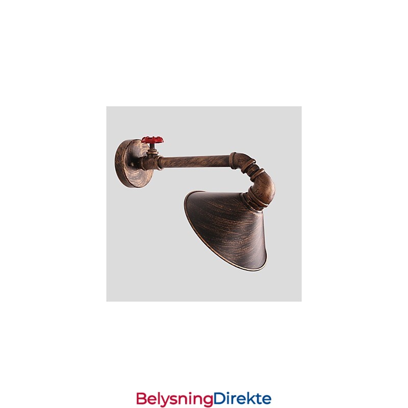 Vannrør Vegglamper Retro Industriell Stil Kreativ Landlig Metall Restaurant Kafé Barer Barbord Vegglamper