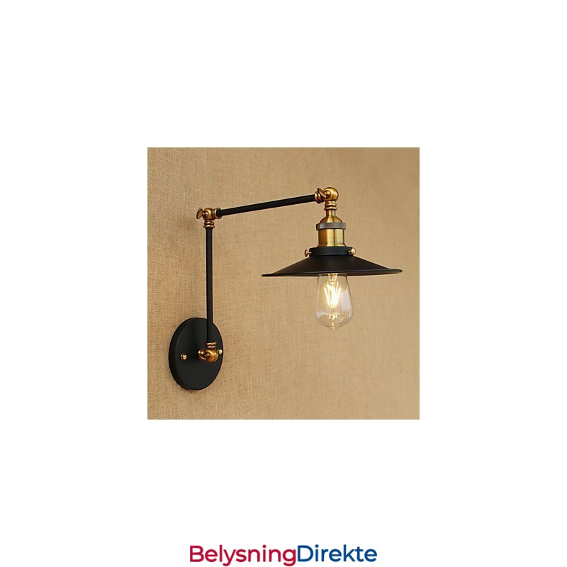 Vegglampe I Messing, Vintage, Industriell Vegglampe, Hjemmebelysning, Innendørsdekor, Vegglampe