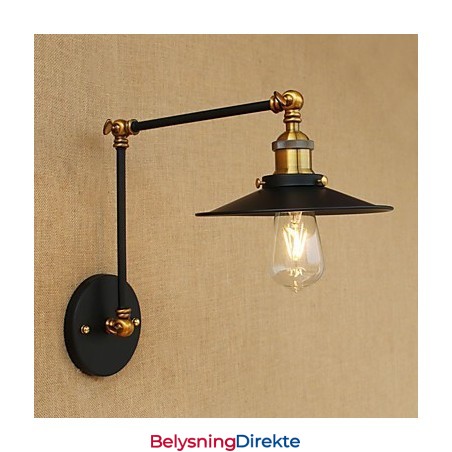 Vegglampe I Messing, Vintage, Industriell Vegglampe, Hjemmebelysning, Innendørsdekor, Vegglampe