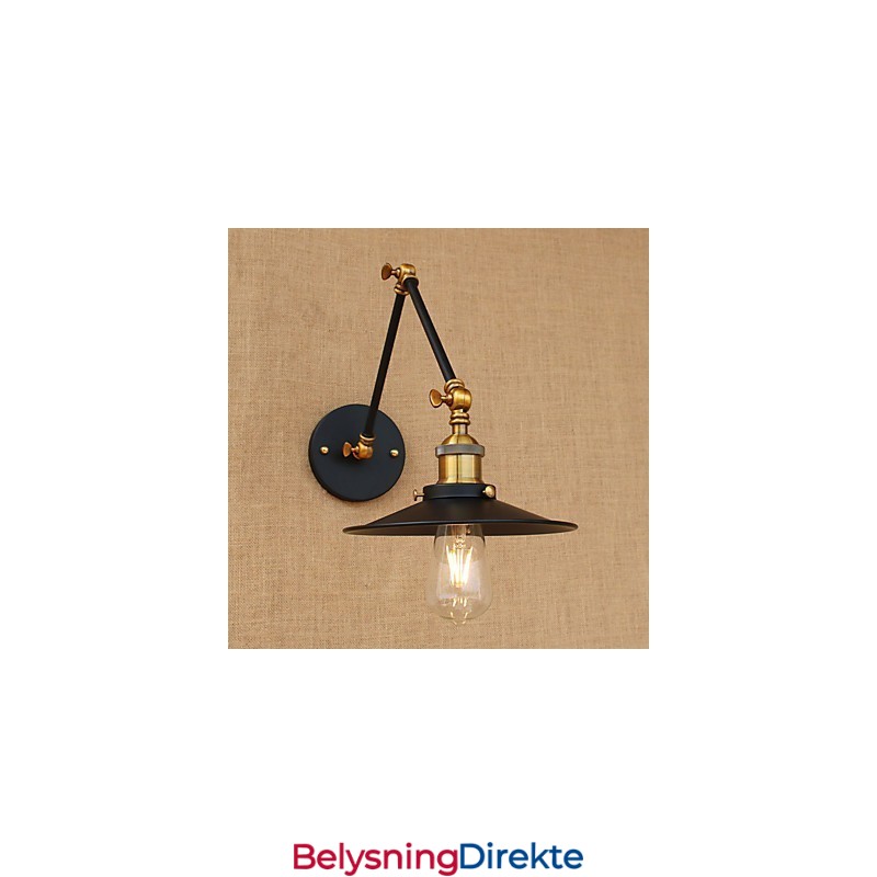 Vegglampe I Messing, Vintage, Industriell Vegglampe, Hjemmebelysning, Innendørsdekor, Vegglampe