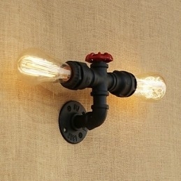 Landlig Retro-Maleri For Mini-Stil Omgivelseslys Vegglampe