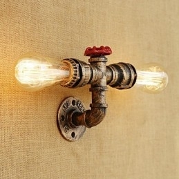 Landlig Retro-Maleri For Mini-Stil Omgivelseslys Vegglampe