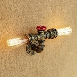 Landlig Retro-Maleri For Mini-Stil Omgivelseslys Vegglampe