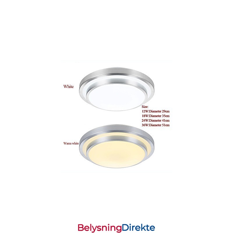 Innfelt Belysning Rund, Enkel, Moderne, Diameter 51 Cm