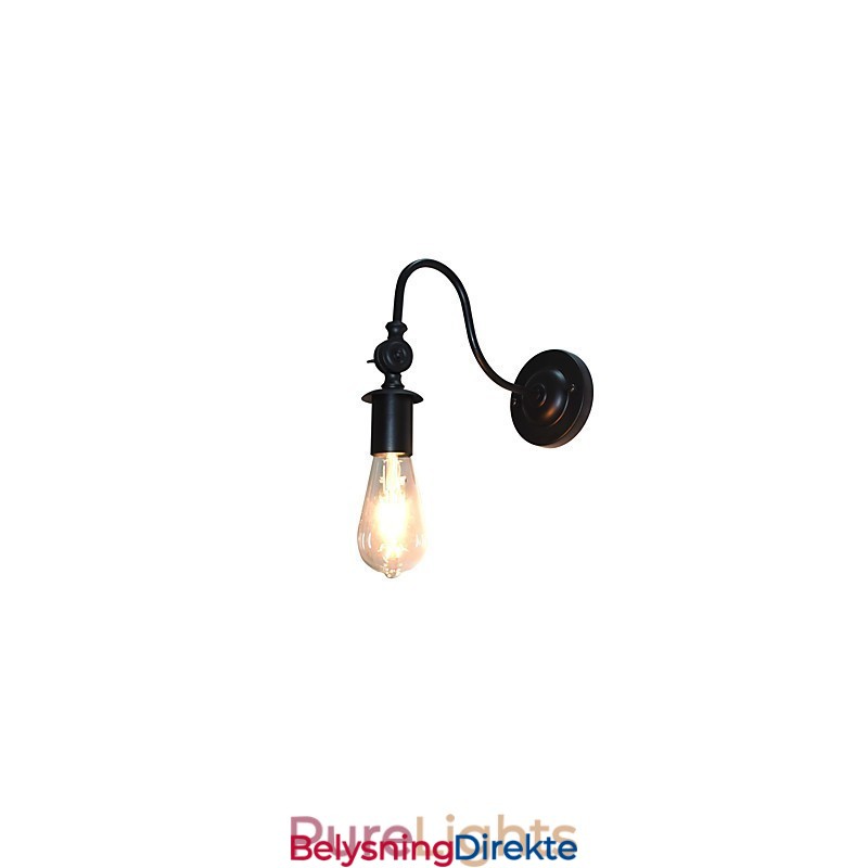 Light Buzz Wall Jern Vegglampe Dum Black Lightsaber Lampe På Vegg