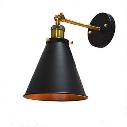 Light Buzz Paint Enkel Vegg Jern Vegglampe Dum Black Lyssabel Lampe På Vegg
