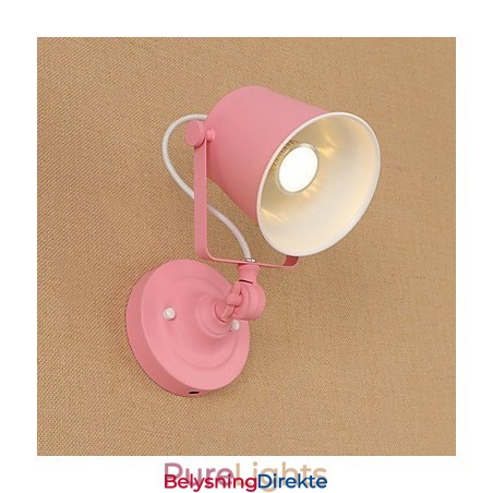 Landlig Retro-Maling Funksjon Justerbar For Svingarm Øyebeskyttelse Downlight Vegglamper Vegglampe